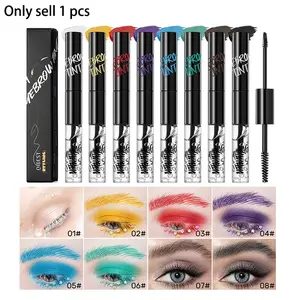 Dual-Ended 2-in-1 Eyebrow Tint & Setting Gel | Smudge Proof Natural Fluffy Brows Eyebrow Paste