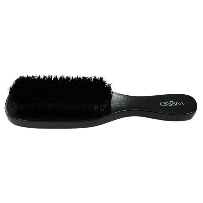 Soft Boar Bristle Hair Brush for Men, Women & Kids, Fine to Medium Hair, 360 Waves, Smoothing, Beard & Mustache Styling