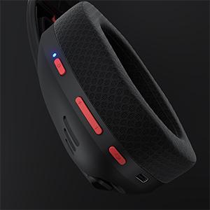 Redragon H848 BT Wireless Gaming Headset - Lightweight - 7.1 Surround Sound - 40MM Drivers - Detachable Microphone - Multi Platforms for PC, PS5/4/3, Switch, Mobile