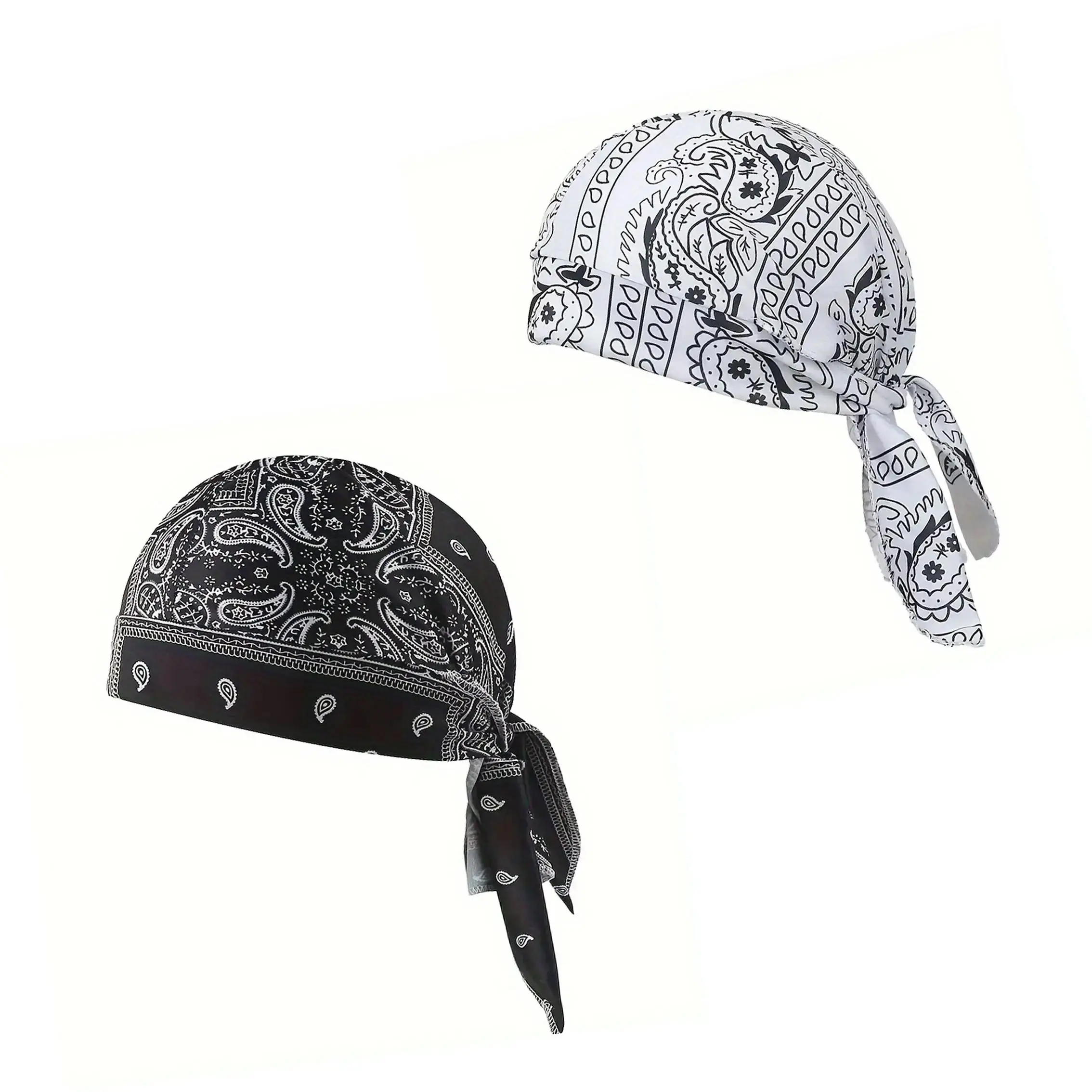 Hand-washable Multifunctional Outdoor Headwear,paisley Pattern Cooling Headscarf Cap Set - Elastic,motorcycle Accessories, Gym Workouts Helmet Liner/pirate Wrap,men's/women's Accessories (standard:21.5in-23.5in(55-60cm);large:24.5in-25.5in(62-65cm))