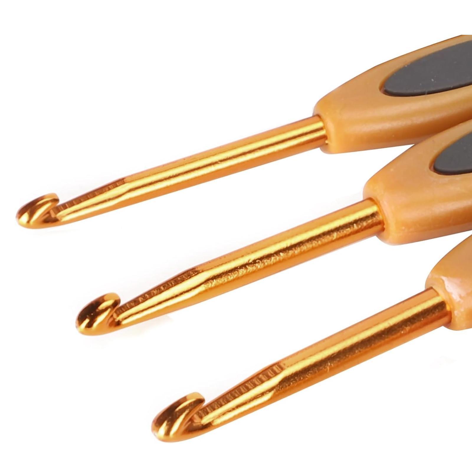 Mixed Size Crochet Needle Set, 8 Counts/set Soft Touch Crochet Hook, Suitable for Home Yarn Crafts, Crochet Gift Kit