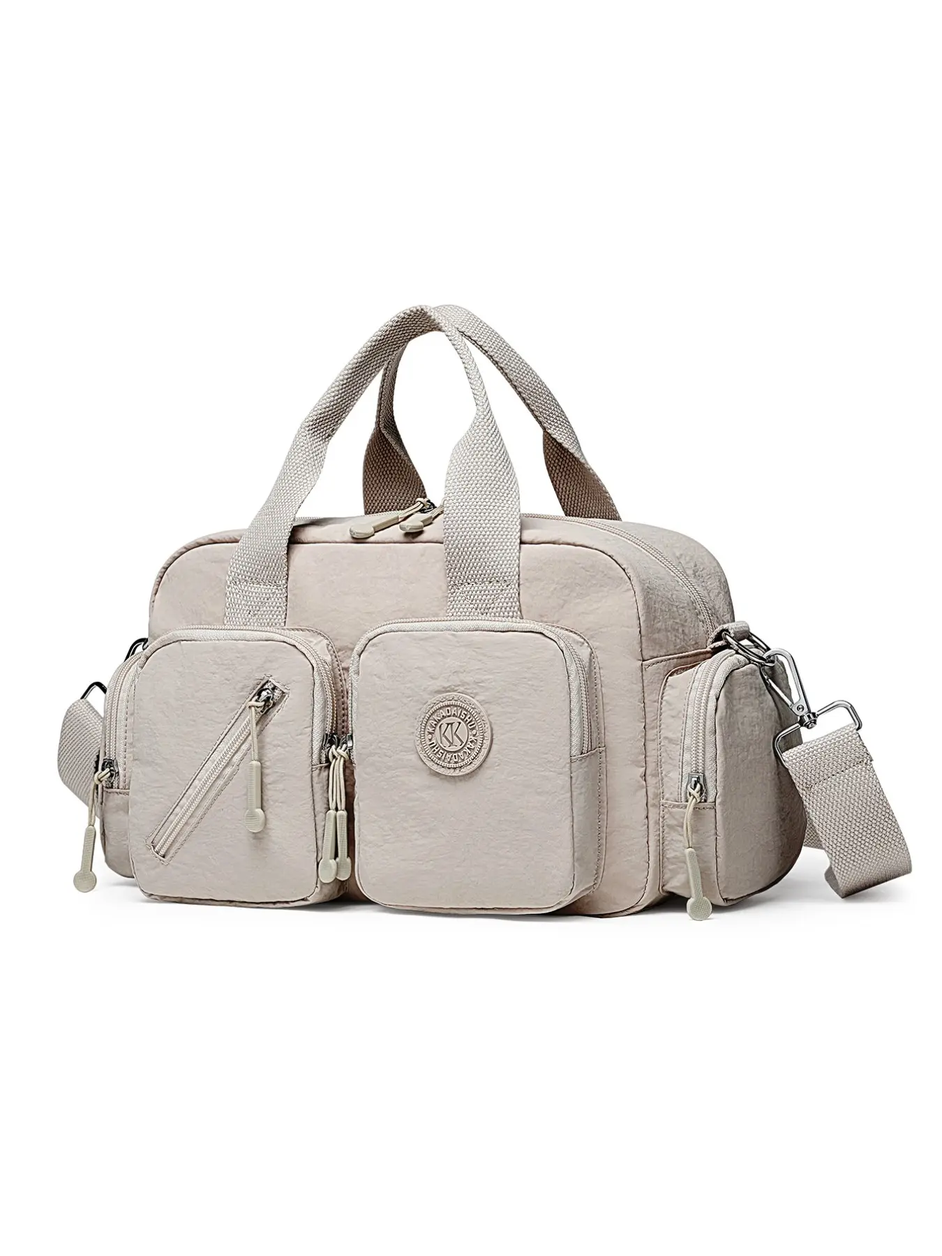 High-Quality Boston Crossbody Bag, Minimalist Casual Commute Style, Waterproof Fabric, Large Capacity, Adjustable Strap, Multi-Use