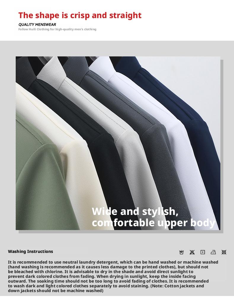 2026 New Model 5-Pack Polo, High-Quality Fabric, Exquisite Hemming Craftsmanship, Simple and High-End, Suitable for Various Scenarios to Show Off Style SpringStatements