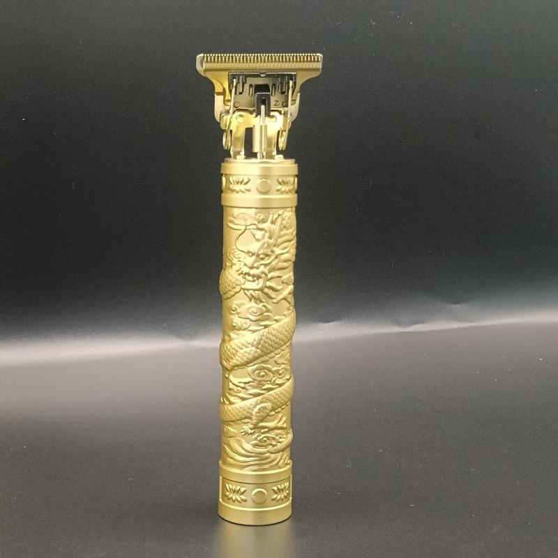 Electric Hair Trimmer Kit, Engraving Pattern T-blade Multifunctional Portable Rechargeable Hair Clipper Set with Display, Hair Styling Tools,Electrical Gadgets, USB Rechargeable Clipper