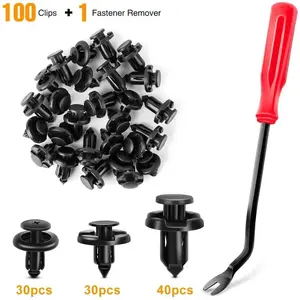 Nilight 100 Pcs Hole 7mm 8mm 10mm Car Push Retainer Clips Kits For Subaru