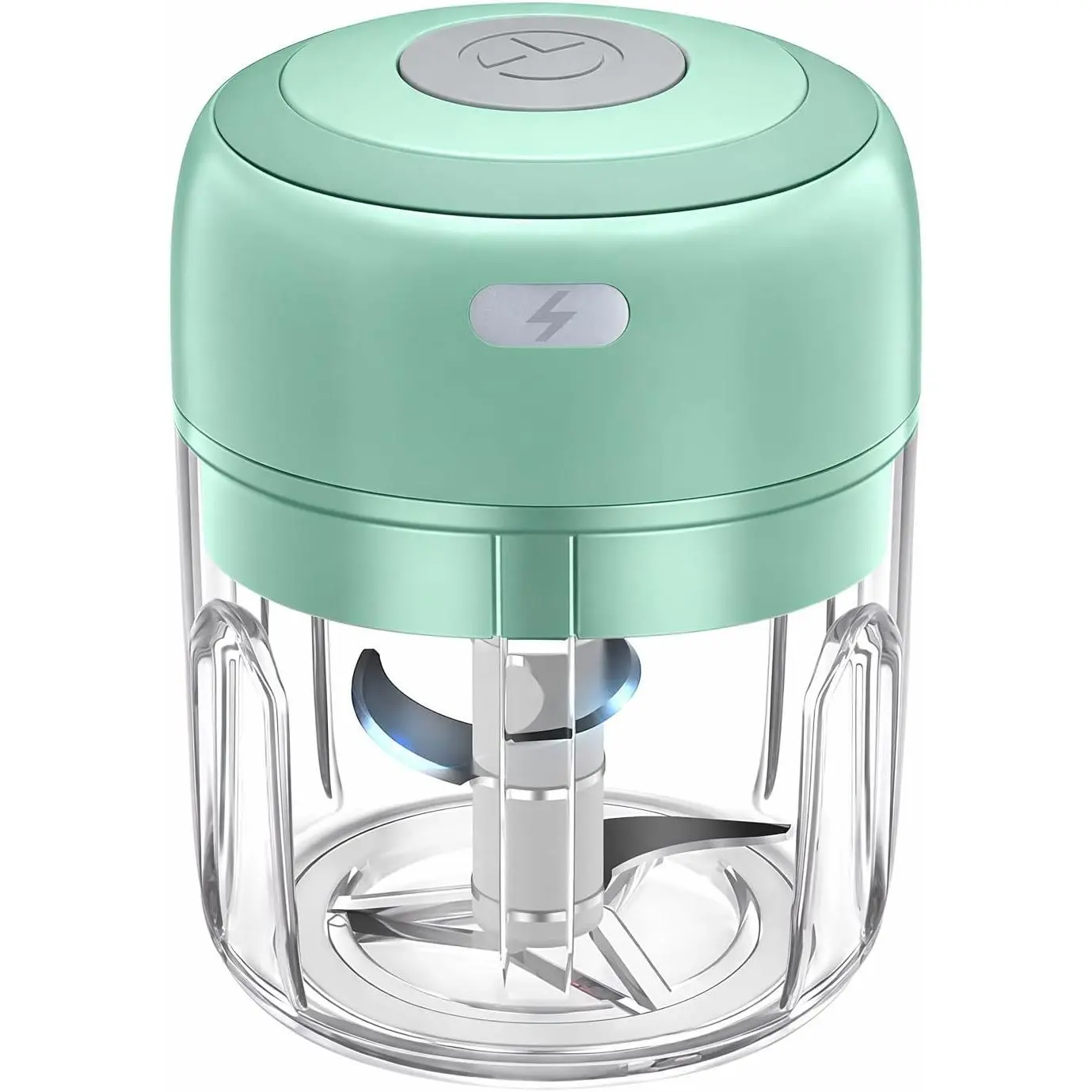 Electric Mini Vegetable Chopper, Food Chopper, Garlic Slicer Veggie, Salad, Lettuce, Onion, Chili Crusher, Tomato Dicer Chopper Cutter & Ginger Meat Mincer For Kitchen, Portable USB Chopper