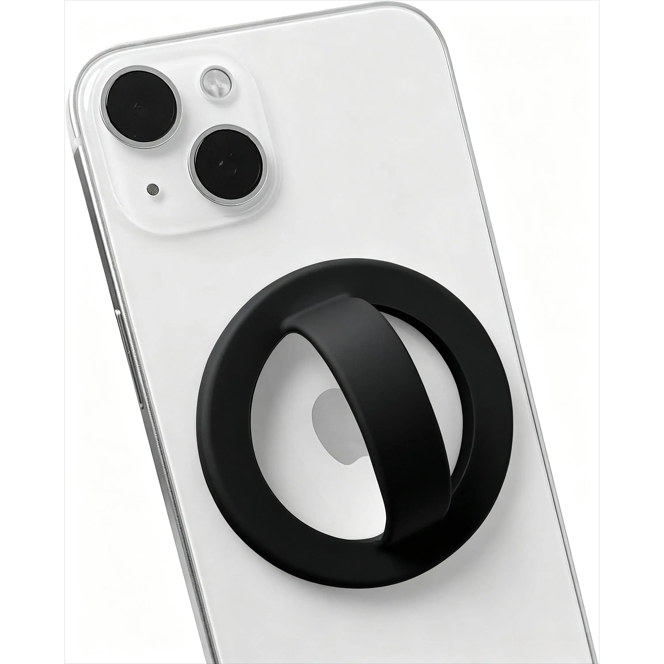 Magnetic Silicone Mobile Phone Ring Grip Holder - 360° Rotates, Soft Skin Contact, Strong Magnet, Easy Installation, Portable, MagSafe Compatible, Fits iPhone 17/16/15/14/13/12 Series (Party Bag Gift, Home Supply Accessory)