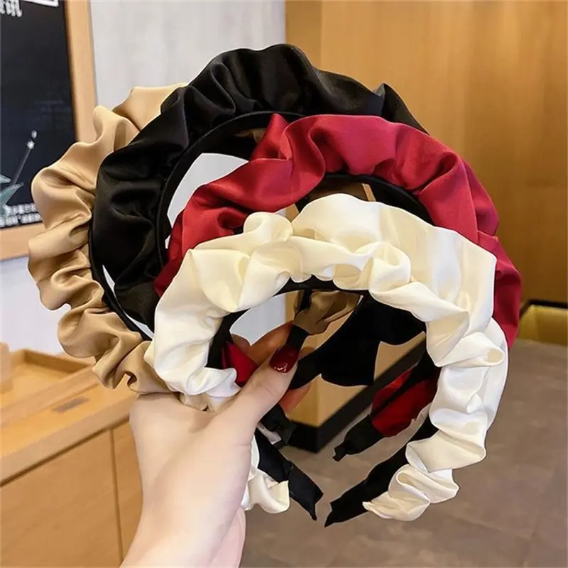 Korean Wide-Brim Makeup Headband for Women, Y2K Soft Face Wash Hair Band, High Crown Volumizing Hair Accessory, Cute Cartoon Style Hair Hoop for Skincare Routine, Spa, Makeup, Cleaning & Daily Use, Versatile Non-Slip Hair Wrap for Home, Travel & Bathroom,