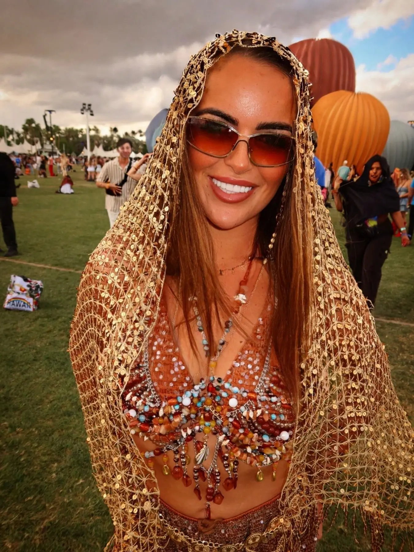 Women's Bohemian Style Sequin Tassel Shawl, Luxury Mesh Evening Gown Headscarf, Perfect for Parties, Beach, Travel