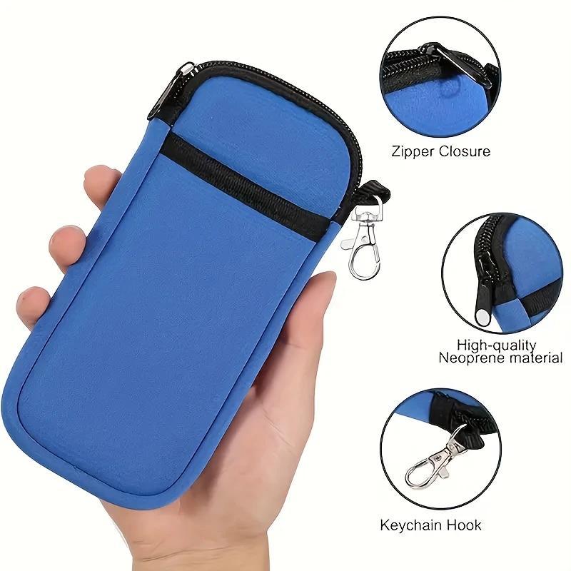 Portable Glasses Case, Glasses Storage Bag, Glasses Organizer, Glasses Case for Phone, Headphones, Glasses and Cards, Perfect Gift, Sunglasses Holder Clip