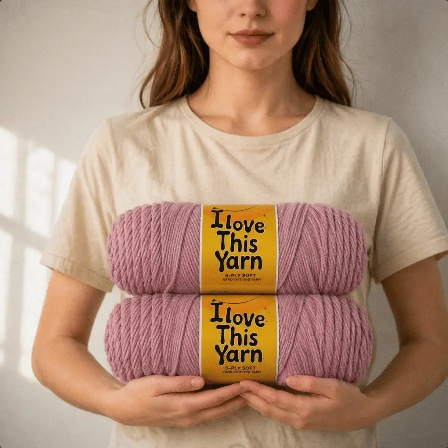 2-Pack Soft Yarn for Knitting, 400g Acrylic Medium Weight, Anti-Pilling, Smooth, Skin-Friendly, Ideal for Adult Sweaters, Scarves, DIY Crafts