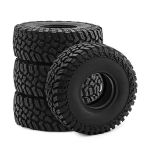 1.9 Inch RC Climbing Car Soft Tire, Realistic Off-Road Tire, Compatible with Scx10 90046 D90 Trx4 Trx6, Remote Control Model Car Upgrade Part