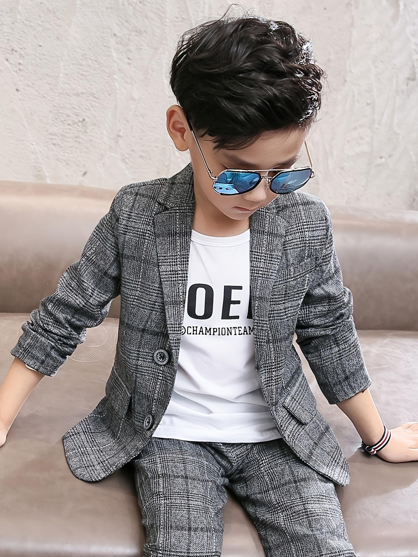 2024 New Trendy Autumn Outfit for Boys, Stylish Casual Suit for Older Children.