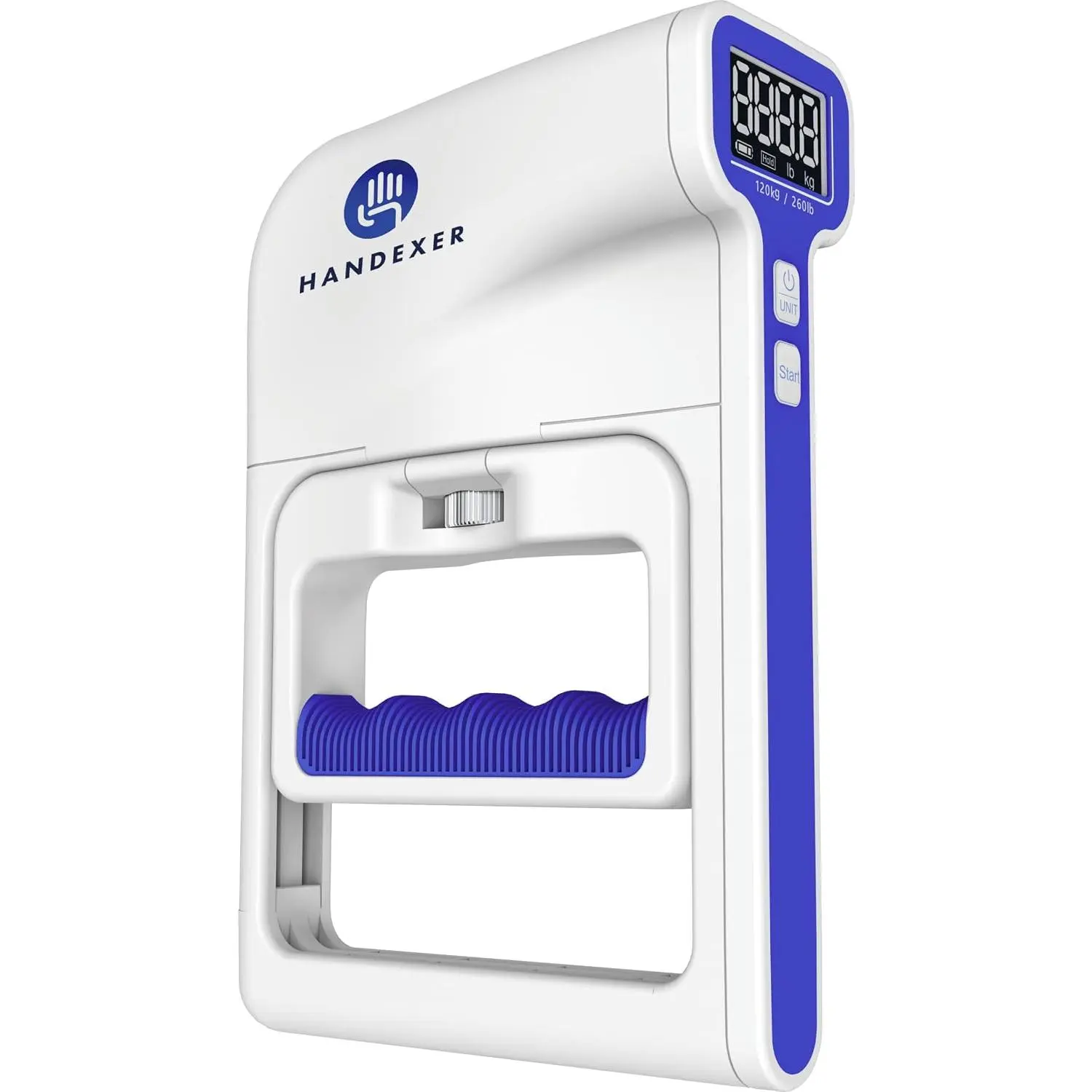 Grip Strength Tester 265lb/120kg, Digital Hand Dynamometer FDA Registered with Backlit LCD for Grip Strength Testing and Training