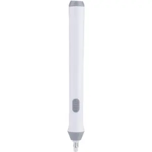 Battery Operated Electric Automatic Pencil Eraser with 22 Eraser Refills for Artists, Available in Black and White