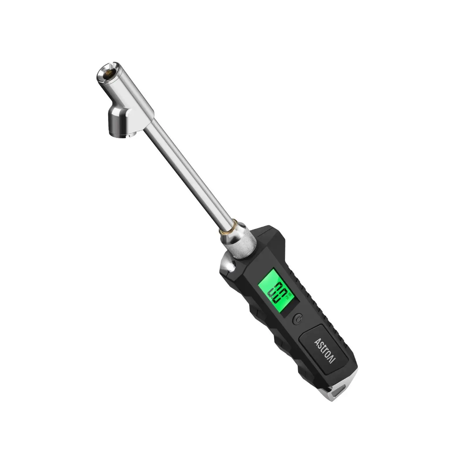 Digital Tire Pressure Gauge - 230 PSI Heavy-Duty Dual-Head Stainless Steel Mechanic Tool for Cars Trucks, with Backlit LCD, Flashlight, Vehicle Check Auto Parts Accessory