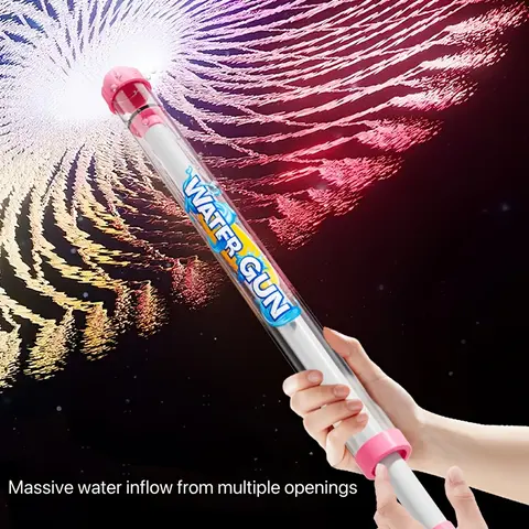 Summer Fireworks Water Gun Toy, Durable Abs Material, Perfect for Pool and Beach Play, Creative Photo Prop, Kids Birthday Gift