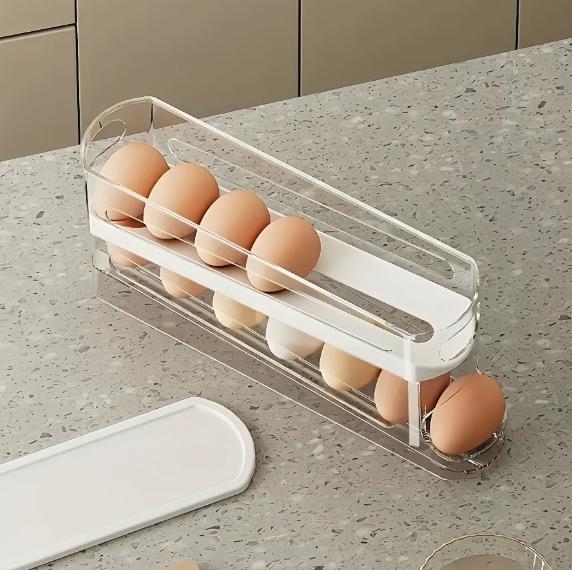 EverydayEase Stackable Bins - Durable Home Goods for Organized Living - Vertical Precision Design - Secure-Fit Lids - Minimalist Storage Solution space-saving organizer house