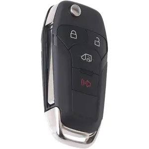 N5F-A08TAA 164-R7986 Car Key Fob Keyless Control Entry Remote 4 Button Vehicles Replacement Compatible with Ford 2013 2014 2015 2016 Fusion 5924003
