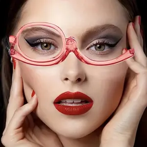 Magnifying Makeup Reading Glasses Rotating Lens Cosmetic Make Up Presbyopic Eye Eyewear Readers +1.0 To +4.0