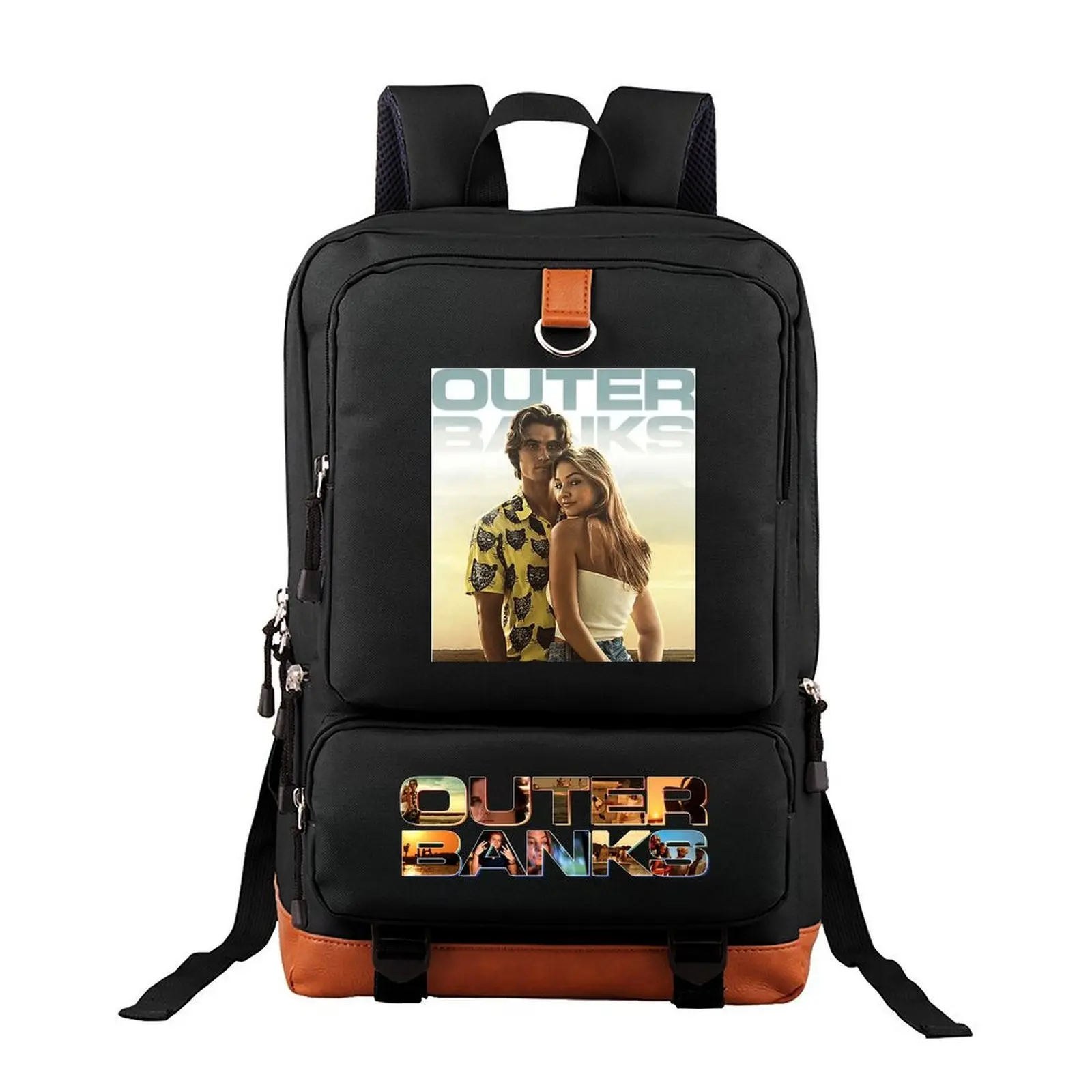 Outer Banks John & Sarah  Unisex Backpacks,Laptop Bags ,School Backpacks Use for Travel Commuting & Camping Best Birthday Gift for Family&Friends 17.3"*11.4"