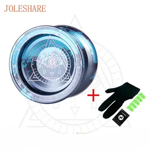 Professional Yo-Yo Set with Alloy Material, Includes Gloves, Bearing, Rope, and Accessories, Ideal for Competitive Play