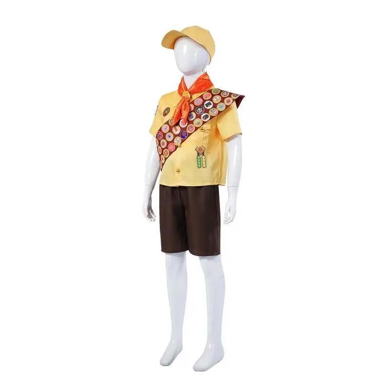 Flying House Travelogue Cosplay Costume Anime Movie Character Explorer Stage Performance Costume Halloween Carnival Party Outfit