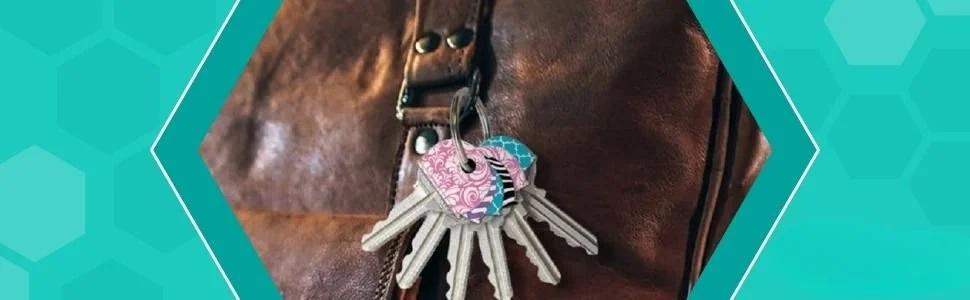 Designer Pattern Key Identifier Caps, 4 Pack (16304)