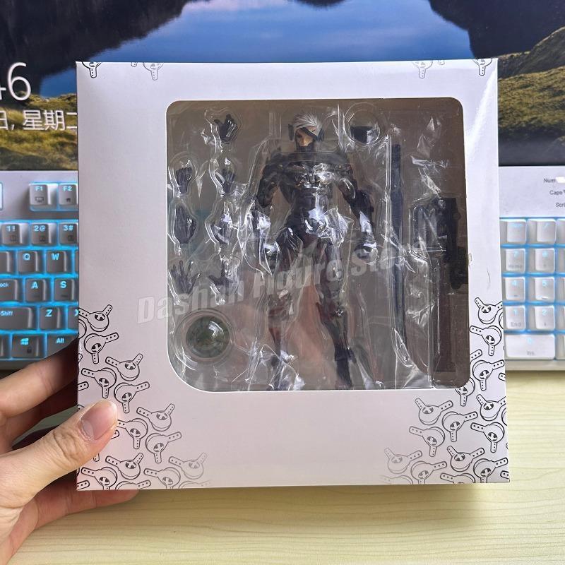 Kaiyodo Revoltech Metal Gear Solid Raiden Action Figure PVC Movable Model #140 Collection 15cm Solid Snake Jack Figurine Toys popular