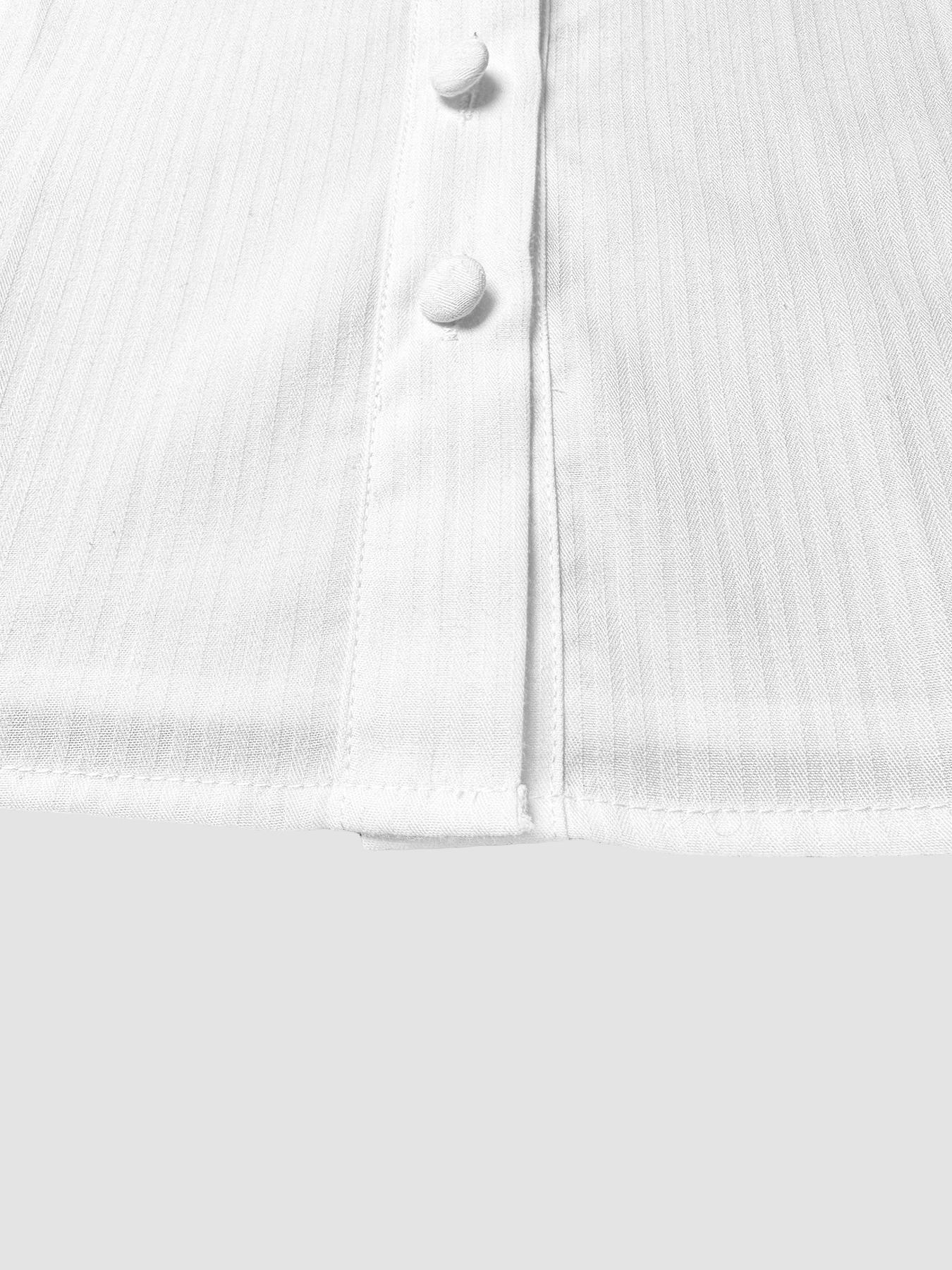 Women's Button Collared Shirt, Casual Slim-fitting Short Sleeve Top for Summer, Ladies Clothes for Daily Wear, Womenswear