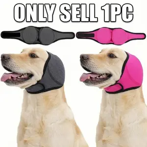 Dog Ear Muffs: Noise-Reducing and Anxiety-Relieving Design; Ideal for Thunderstorms, Fireworks, and Travel; Veterinarian-Approved for Comfortable Fit; Suitable for Medium To Large Dogs; Waterproof Swimming Hood; Anti-Startle