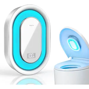 Smart Toilet UV-C Sanitizing &Odor-Control System – Motion-Activated, Chemical-Free Automatic Deodorizer with Safety Sensor & Long-Life Rechargeable Battery