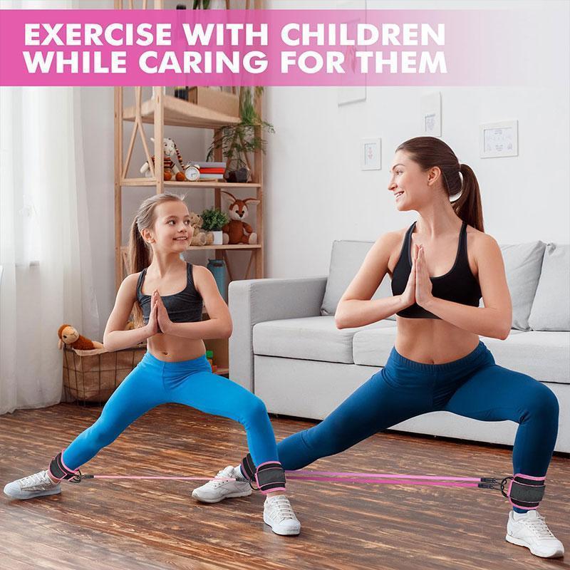 Ankle Resistance Band Set, 6 Counts/set Adjustable Multifunctional Fitness Band with Ankle Straps, Leg & Hip Training Equipment for Home & Gym, Gifts for Girlfriend, Gymnastics Bar, Stretching Gear, Workout Band Ankle Resistance Band Set, 6 Counts/set Adjustable Multifunctional Fitness Band with Ankle Straps, Leg & Hip Training Equipment for Home & Gym, Gifts for Girlfriend, Gymnastics Bar, Stretching Gear, Workout Band