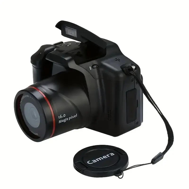 1080P Digital Camera 48mp Vlog Camera, 16x Zoom, Auto Focus, Anti-Shake, Includes 32GB SD Card, Perfect for Vlogging & Photography