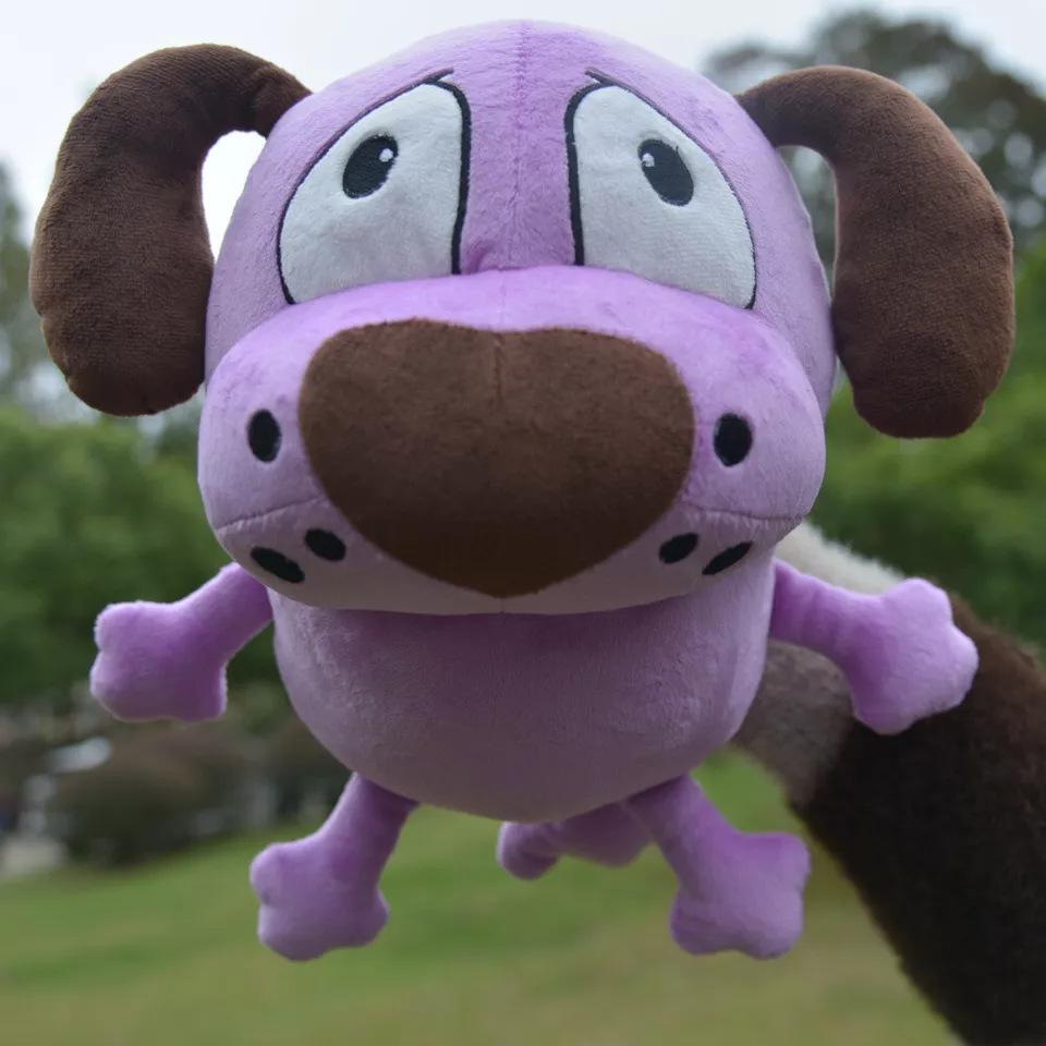New Courage the Cowardly Dog Plush Toy 12inch Anime Game Peripheral Figurine