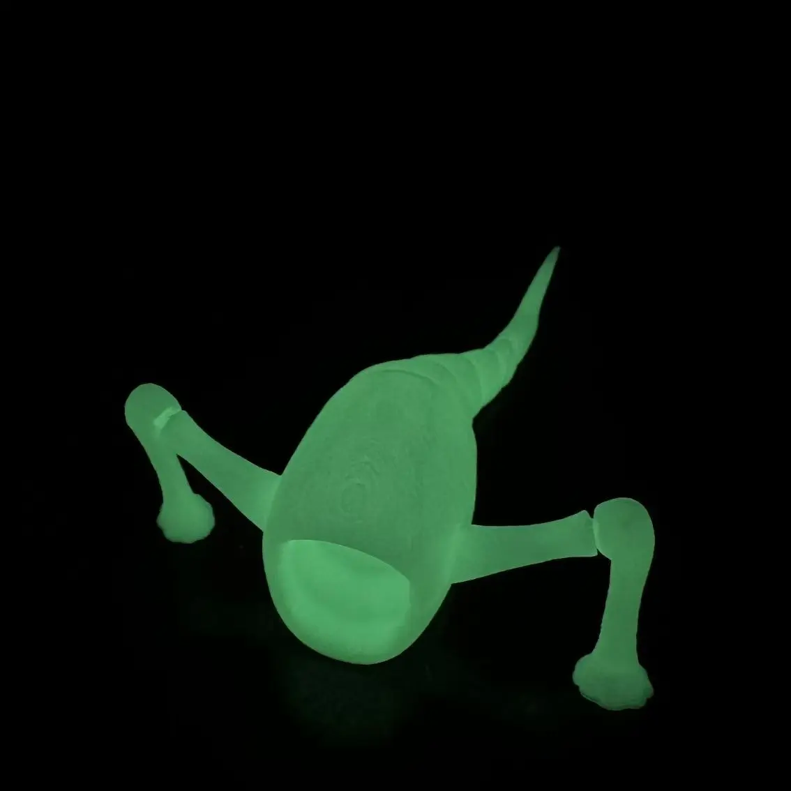 3D Printed Glow-In-The-Dark Jointed Toy, Deep Sea Ring Giant Squid Rough Version, Authentic Collectible, Perfect Birthday Gift for Kids and Adults