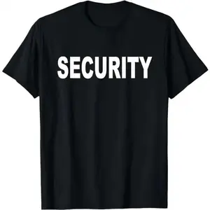 Men's Unisex Short-Sleeve Round Neck Casual T-Shirt - Security Guard Event Safety Officer Top, Men's Tops, Casual Clothes