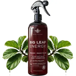 Neem Oil Spray for Plants – Big Leaf Energy + Essential Oils – Ready to Use Organic Plant Wash to Protect Outdoor & Indoor Plants, Made in USA (16 fl oz)