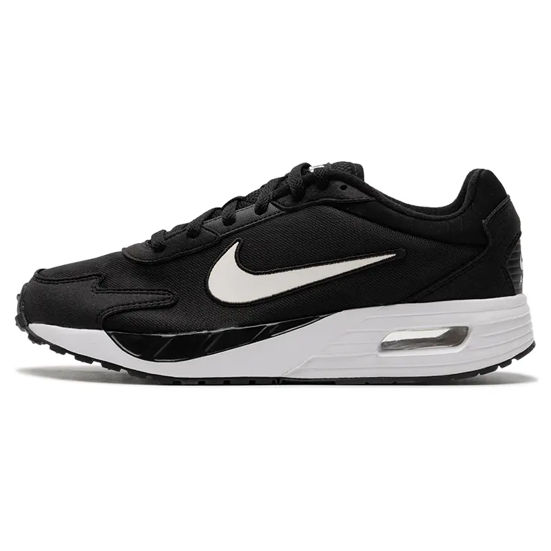 Nike Air Max Solo Men's Comfortable Casual Low-Top Shoes in Black Verifiable, with credentials and supporting global authentication