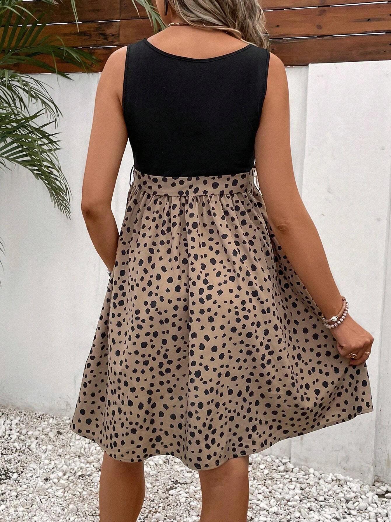 Summer casual slip dress for pregnant women, comfortable short maternity dress for summer