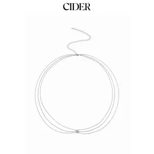 Cider RHINESTONE LAYERED WAIST CHAIN