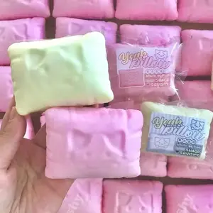 1Pc Squishy Simulated Cat Pillow Squeeze Toy Soft Pinch Stress Relief Slow Rising Sensory Fidget for Anxiety ADHD Festival Gifts