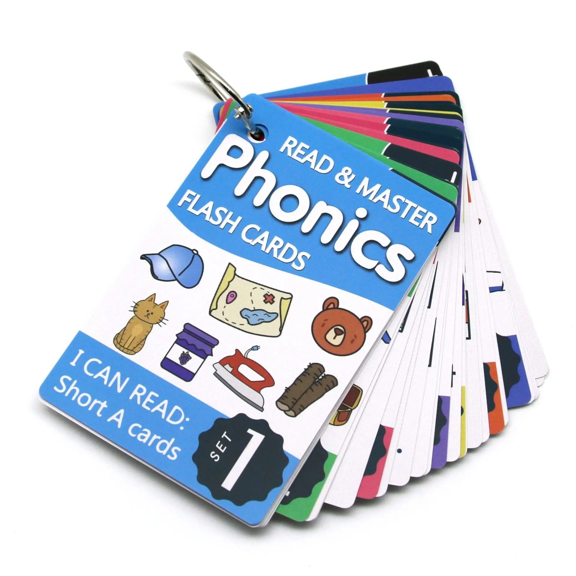 67 Kids Phonics Learning Flashcards, Toddler Flash Cards, English Word Cards, Educational Cognitive Game, Preschool Learning Tool, Memory Development Toy for Children