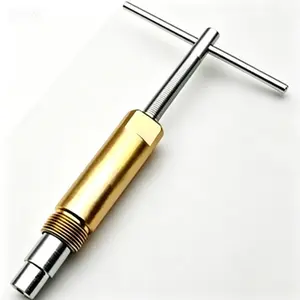Heavy Duty Compression Fitting Puller - Corroded Supply Stop Remover Tool - 1/2-Inch Frozen Nut Extractor for Plumbing - Reusable Ferrule Removal Tool - Stuck Pipe Repair Tool