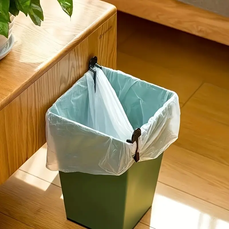 Creative Japanese Home Trash Can Clip, Waste Bag Holder, Secure Trash Bag Fastener, Innovative Kitchen Organizer, Easy-To-Use Garbage Clamp