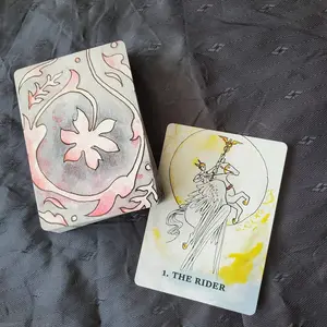 9x6cm Paper Oracle Lenormand Deck 36 Pcs, Portable Fortune-Telling Game Cards, Brain Teaser Multiplayer Game, Easter Christmas Halloween Gift