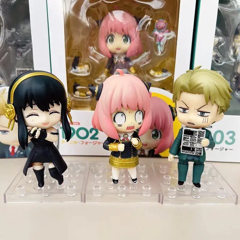 SPY×FAMILY Twilight Anya Forger Yor Forger Anime Action Figures Nendoroid #1901/1902/1903 Model Toys Collect Decor Ornament Gift