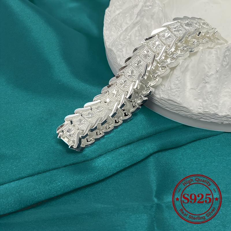 Silver Creative 12mm Coin Wide Bracelet - simple and elegant - Allergy-proof - perfect for everyday wear and parties - the perfect fashion jewelry gift bangle healing  jewelry