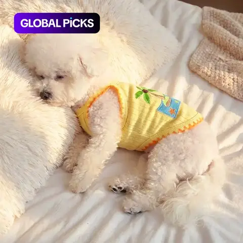 Pola Small Vest, Pet Dog and Cat Two-Leg Sports Vest, Teddy Bichon Pomeranian Shih Tzu Poodle Clothes, Comfortable Daily Wear Outfits, Puppy Clothes #GLOBAL PICKS