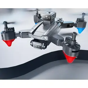 LED Light Drone with Obstacle Avoidance, Optical Flow, Electronic Adjustment, Foldable RC Quadcopter for Kids Teens